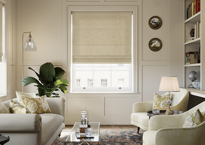 Laura Ashley Whinfell, Gold - Roman Blind - Image 3